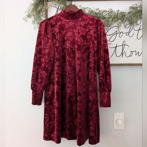 Matilda Jane Crushed Velvet Dress Small